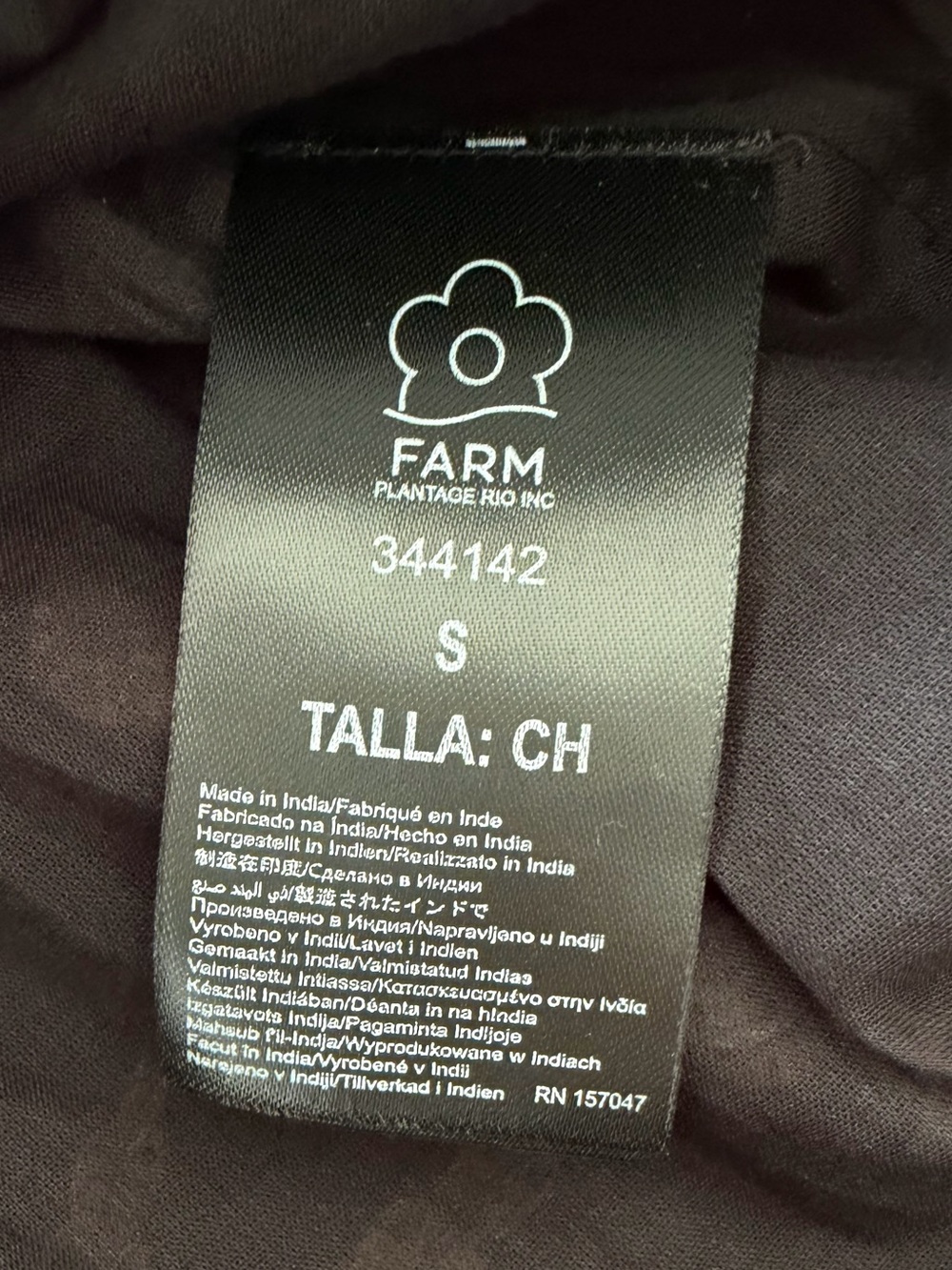 NWT FARM RIO Majestic Garden Black Mini Dress - Picture 7 of 11